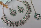 Green Free Size Necklace Set for Women