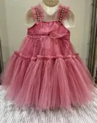 Netted Frock for Girls 