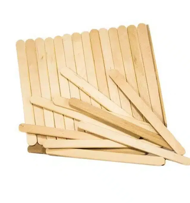 wooden Ice Cream Sticks (Yellow, Pack of 240)