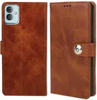 SAMSUNG GALAXY M13 5G Artificial Leather Mobile Flip Cover 