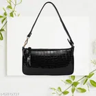 PU Handbag for Women (Black)