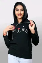 Women's Printed Long Sleeves SweatShirt 