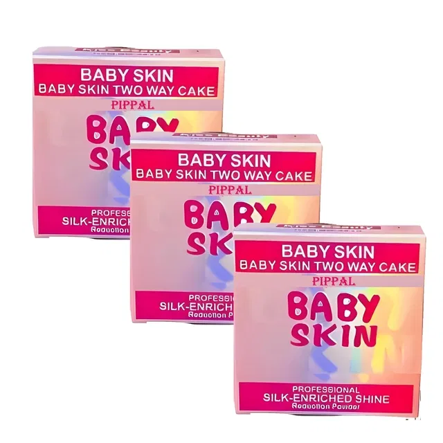 Pippal Baby Skin Compact (20 g, Pack of 3)