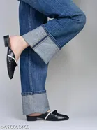 Embellished Pointed Toe Mules for Women 
