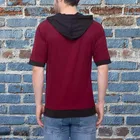 Cotton Blend Printed Hoodie for Men 