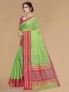 Kota Doria Cotton Saree for Women 