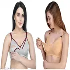 Cotton Blend Feeding Bra for Women 