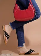 Solid Suede Flat Girls Sandals 