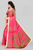 Crepe Printed Saree for Women 