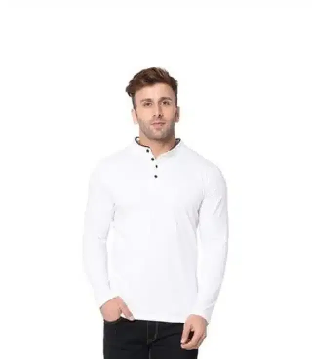 T-Shirt for Men (White, L)