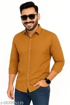 Polycotton Solid Shirts for Men, Multicolor 