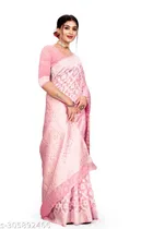 Cotton Zari Woven Saree for Women 