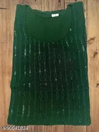 Cotton Blend Embellished Kurti for Women 