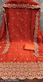 Vichitra Silk Punjabi/All Over Suits for Women 