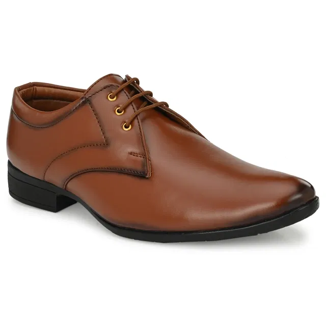Formal Shoes for Men (Tan, 10)