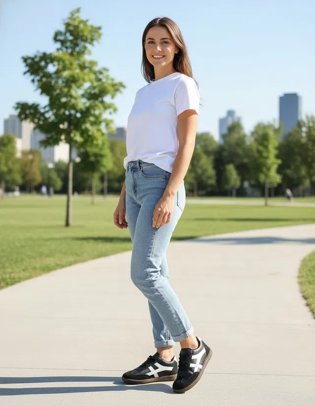 Stylish and Fancy Synthetic Sneakers for Women (Multicolor, 7)