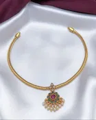 Zircon Gold-plated Copper Jewellery Set for Women 