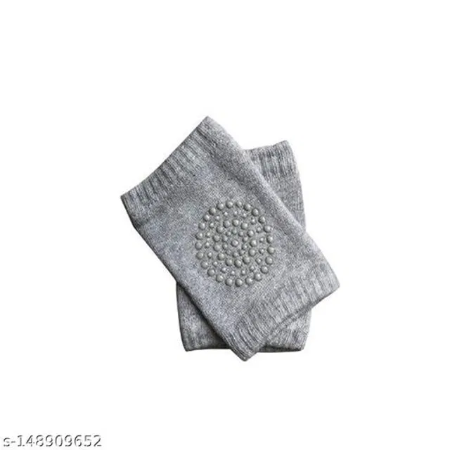 Infant Anti Slip Elbow & Knee Pads (Grey, Set of 1)