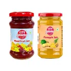 Combo (Cityyum Pineapple Jam 200 g + Cityyum Mixed Fruits Jam 200 g)