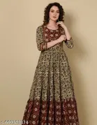 Viscose Rayon Kurti for Women, Beige 