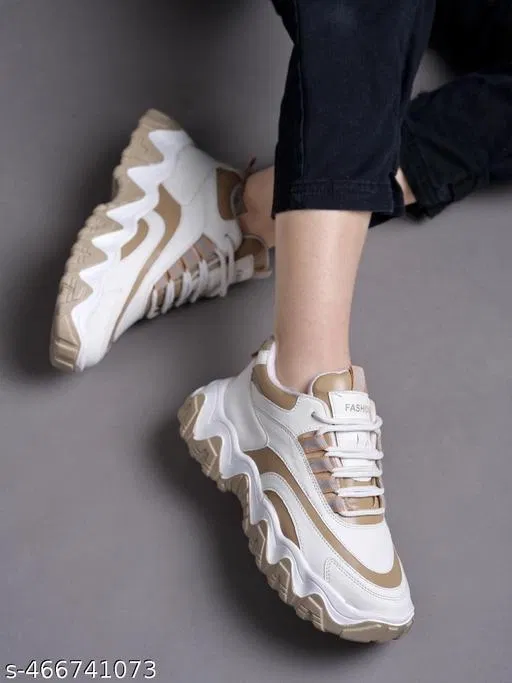 Colorblocked Mesh Sneakers for Women (Multicolor, IND-3)