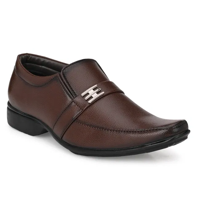 Formal Shoes for Men (Brown, 10)