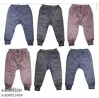 Cotton Blend Thermal Pant for Kids (Multicolor, 0-3 Months) (Pack of 6)