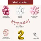 2nd Happy Birthday Balloon Decoration Kit, Multicolor, Pack Of 57