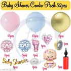 52 Pcs Balloons Decoration Kit, Multicolour, Set of 1