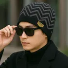 Woolen Printed Cap for Men 