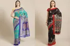 Art Silk Printed Saree for Women 