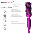 Majestique Matte Purple for Styling Paddle Hair Brush with Vented Hair Brush 