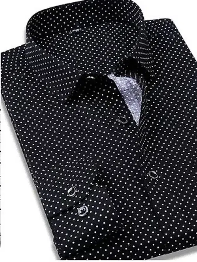 Casual Shirt for Men (Black, XL)