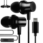 Tecsox Wired Earphones [Type-C Black]