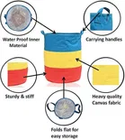 RAJ BAG 45 L Multi Color Non-Woven Laundry Bag 