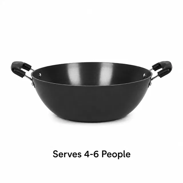 TerraHome Hard Anodised Kadhai 2300 ml 25cm