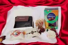 Metal Rakhi with Wallet & Chocolate 
