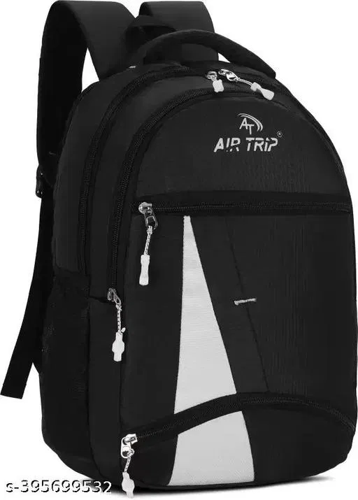 Rubber Backpack for Men & Women, Black