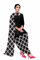 शारदा क्रिएशन क्रेप फ्लोरल प्रिंट सलवार सूट अस्टीचड 