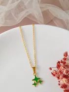 Gold Plated Chain & Pendant for Women & Girls 