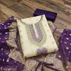 Silk Blend Punjabi/All Over Suits Semi-Stitched Suits 