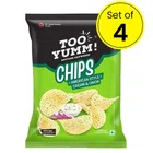 Too Yumm Chips American Style Cream & Onion 4X10.5 g (Set of 4)