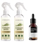 Combo of Rosemary Water (100 ml, Pack of 2) with Advanced Hair Growth Serum (30 ml) (Set of 3)