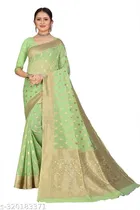 Cotton Zari Woven Saree for Women 