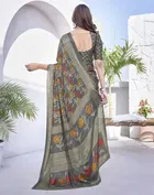 Chiffon Printed Saree for Women 