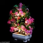 Artificial Bonsai Plant with Sparrow & Light 