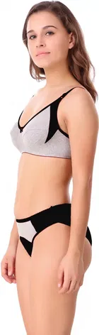 Cotton Blend Lingerie Set for Women 
