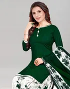 Crepe Printed Unstitched Suits Fabric for Women 