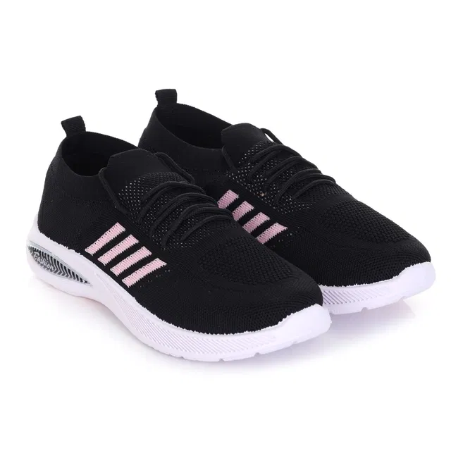 Sports Shoes for Women, Pink & Black (9)