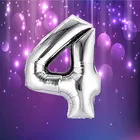 Foil Balloon for Birthday Celebration, No. 4 